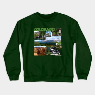 Colorado Collage Crewneck Sweatshirt